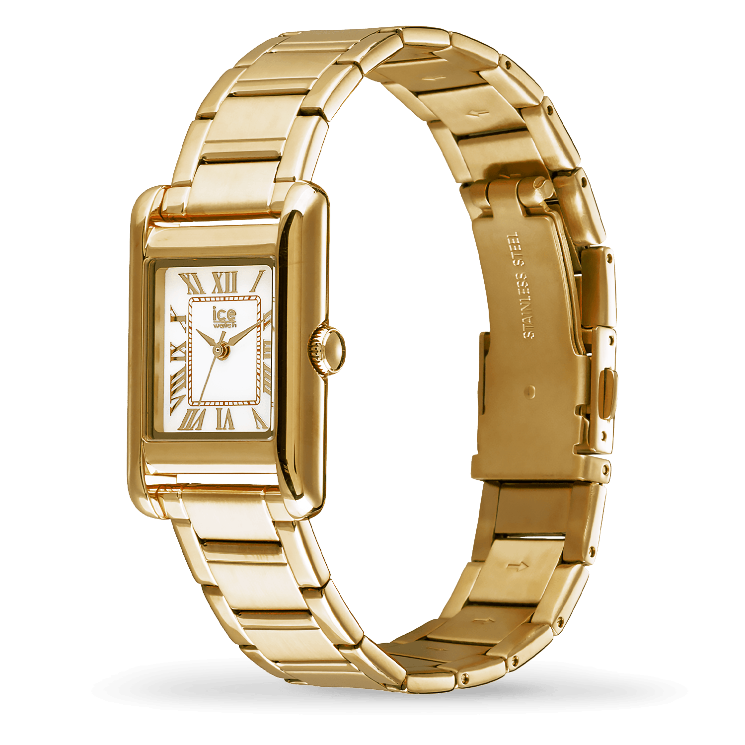 ice-watch-ice-power-pw6-montre-femme-rectangulaire-acier-dor-cadran-blanc-23x34m image 2