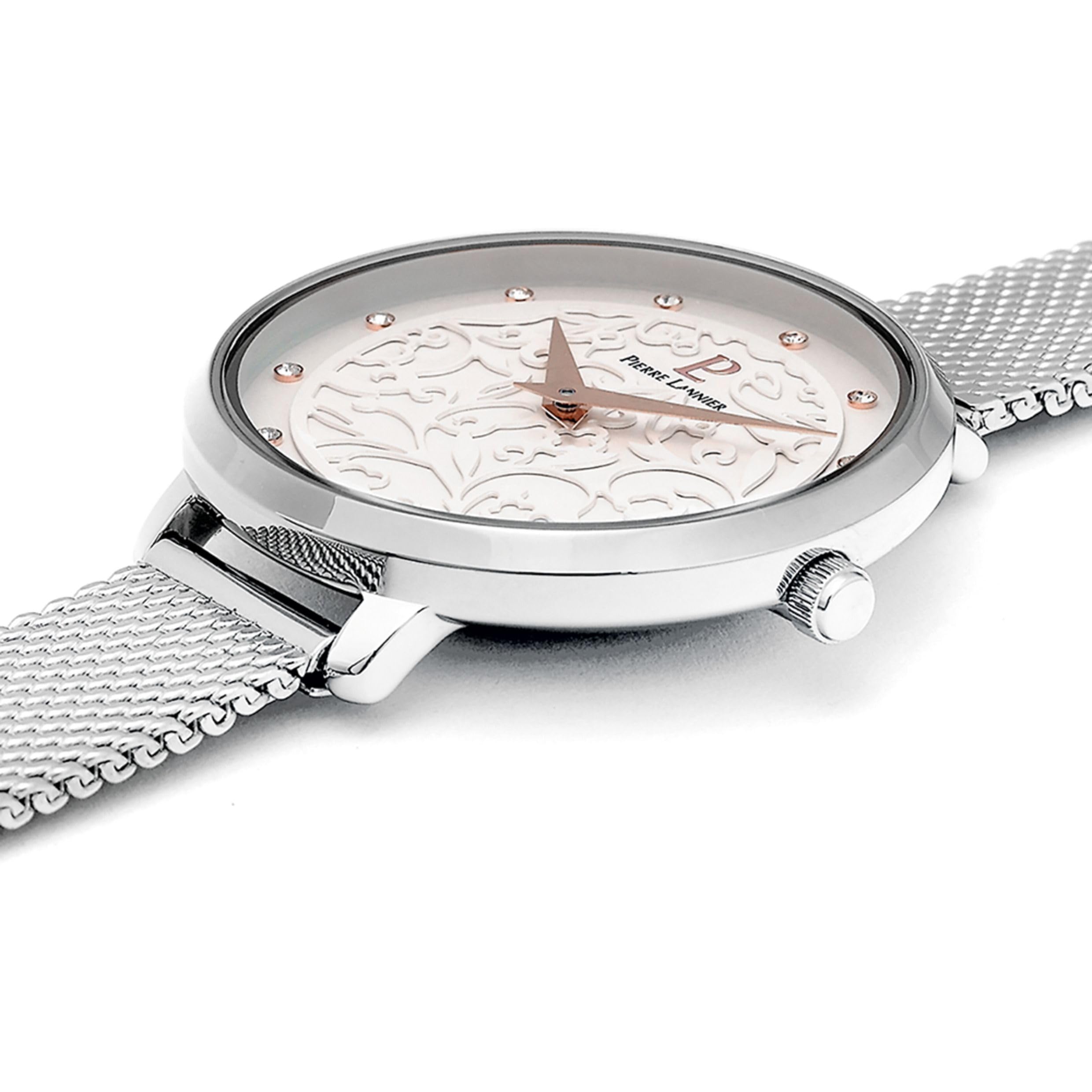 pierre-lannier-040j608-montre-femme-quartz-33-mm-acier-inoxydable-gris image 3