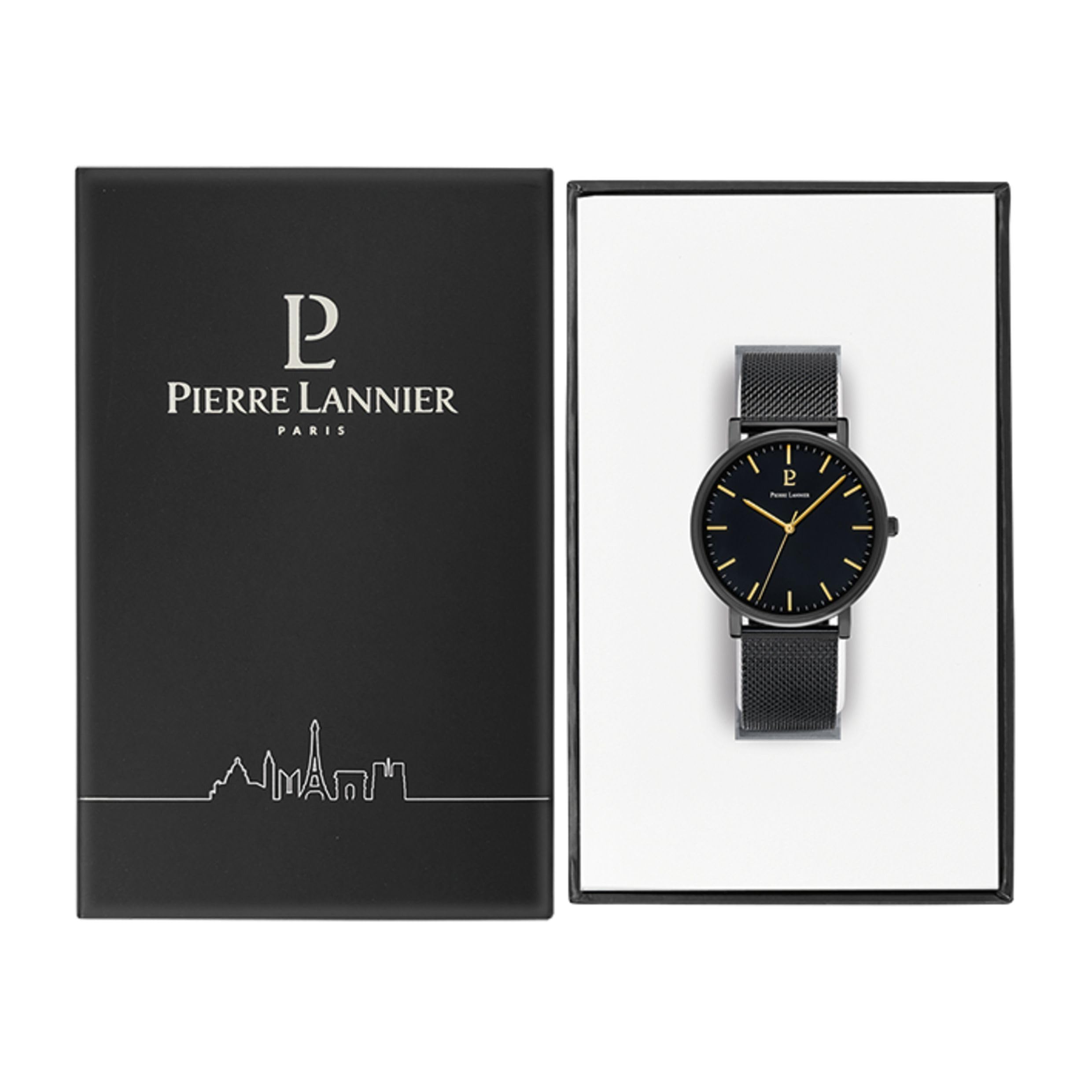 pierre-lannier-essential-montre-homme-quartz-acier-inoxydable-40-5-mm-5-atm image 5