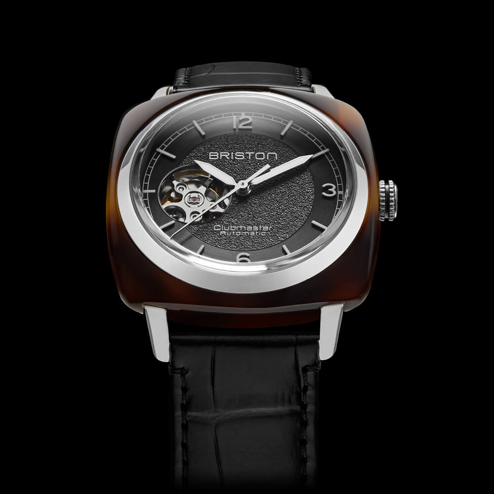 briston-clubmaster-legend-classic-open-montre-automatique-39-mm-noire image 2