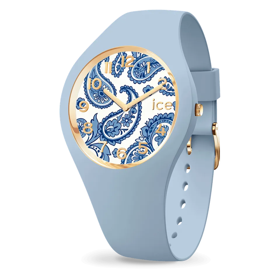 ice-watch-ice-flower-montre-blue-aura-florale-bleu-pastel image 1