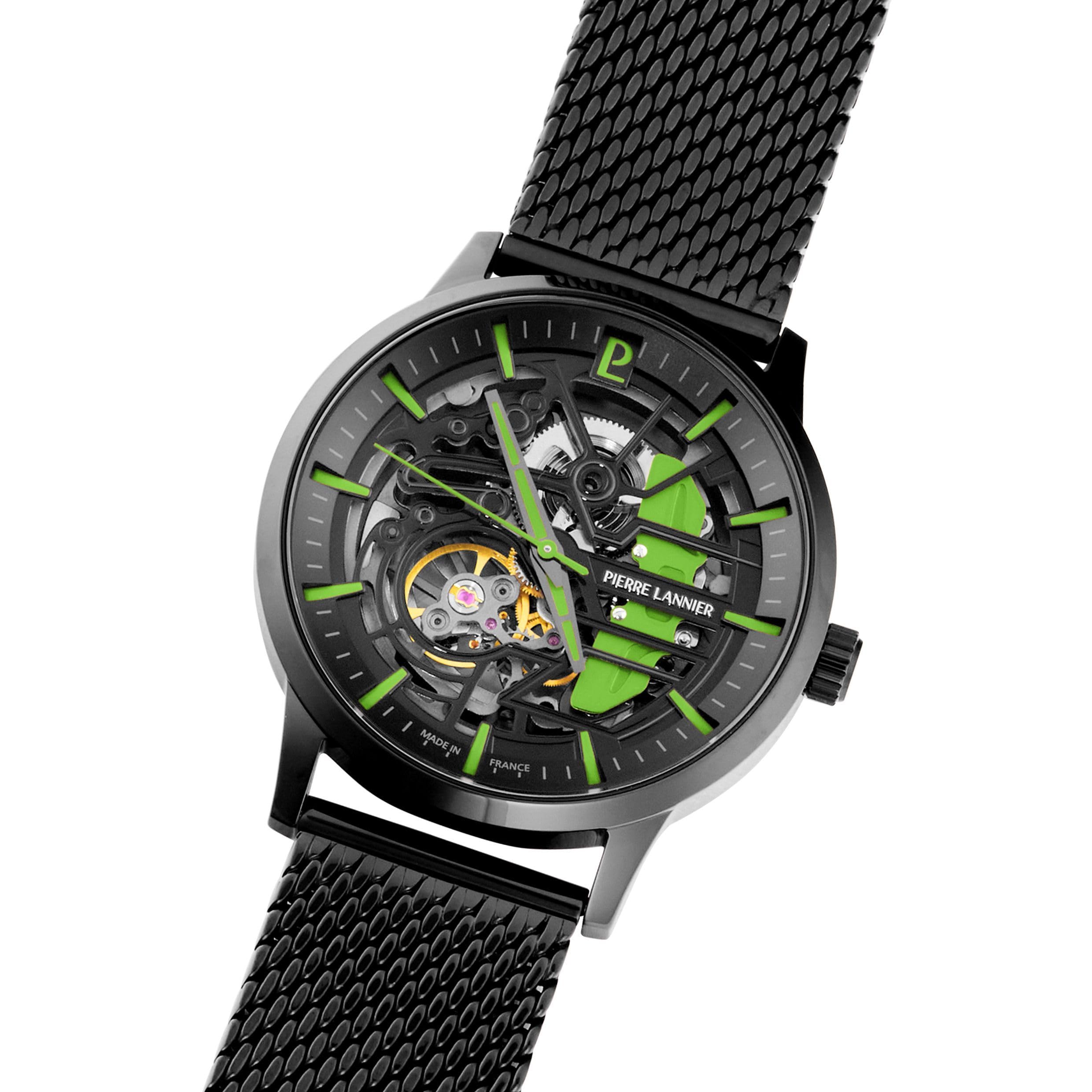 pierre-lannier-paddock-montre-automatique-43-mm-acier-inoxydable-5-atm-6 image 3
