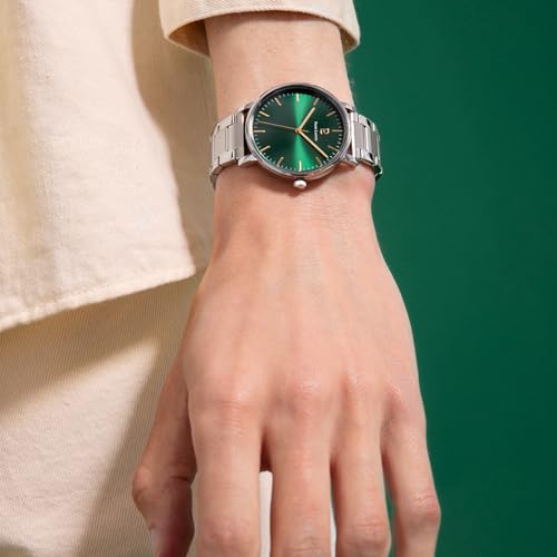 pierre-lannier-montre-essential-acier-cadran-vert image 6