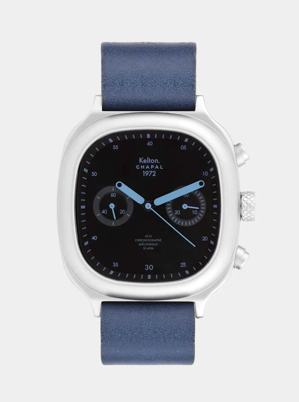 montre-kelton-x-chapal-chronographe-1972-skyblue-m-canique-limit-e-100-exemplair image 1