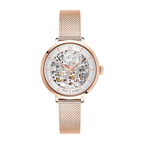 pierre-lannier-313b928-montre-femme-automatique-acier-rose-35-mm image 8