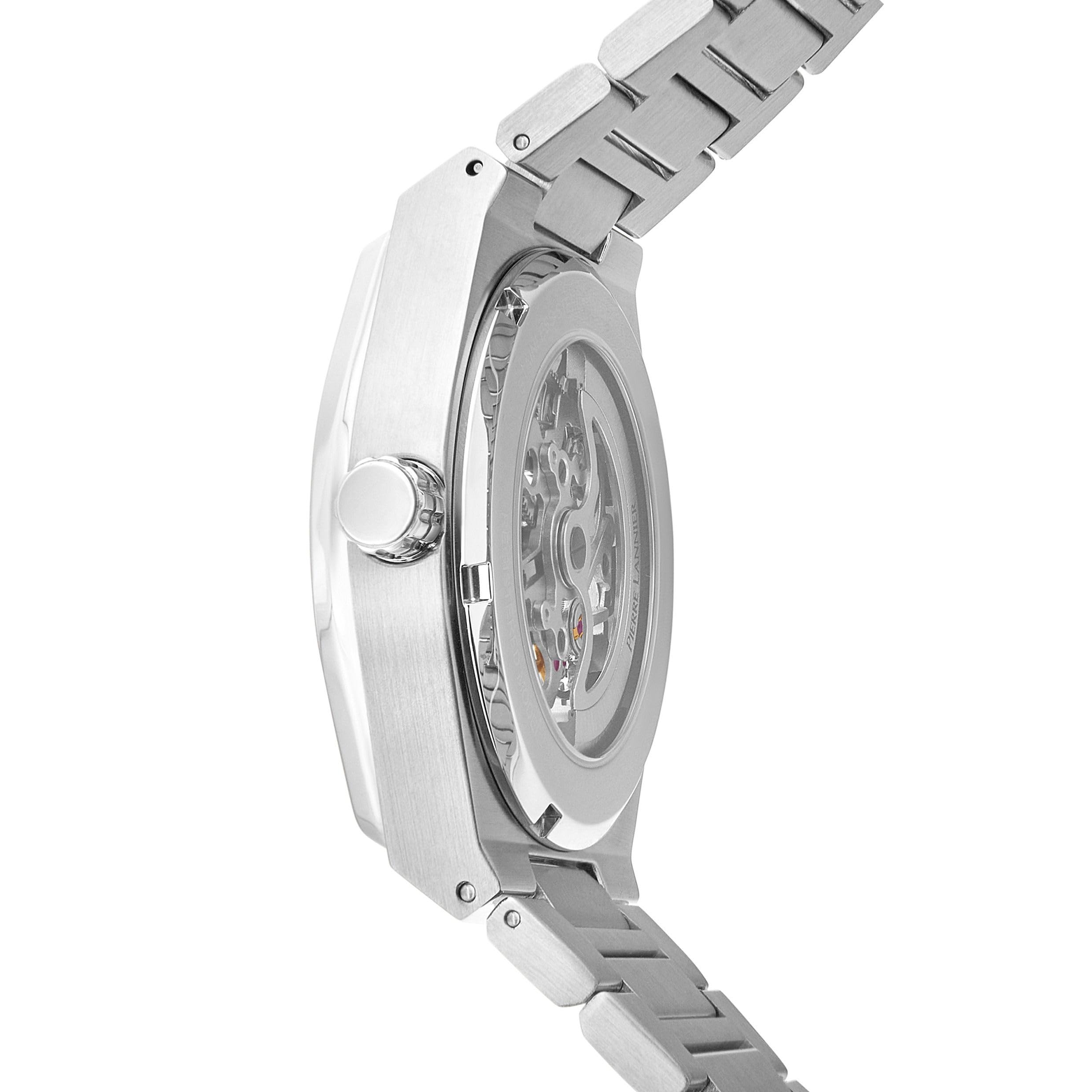 pierre-lannier-automatique-montre-automatic-42-5-mm-acier-inoxydable-5-atm image 3