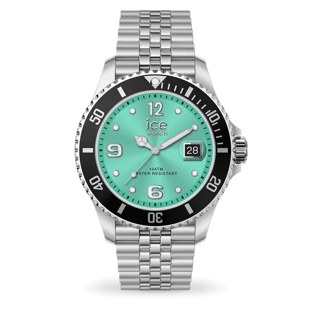 ice-watch-ice-steel-silver-turquoise-montre-homme-acier image 1
