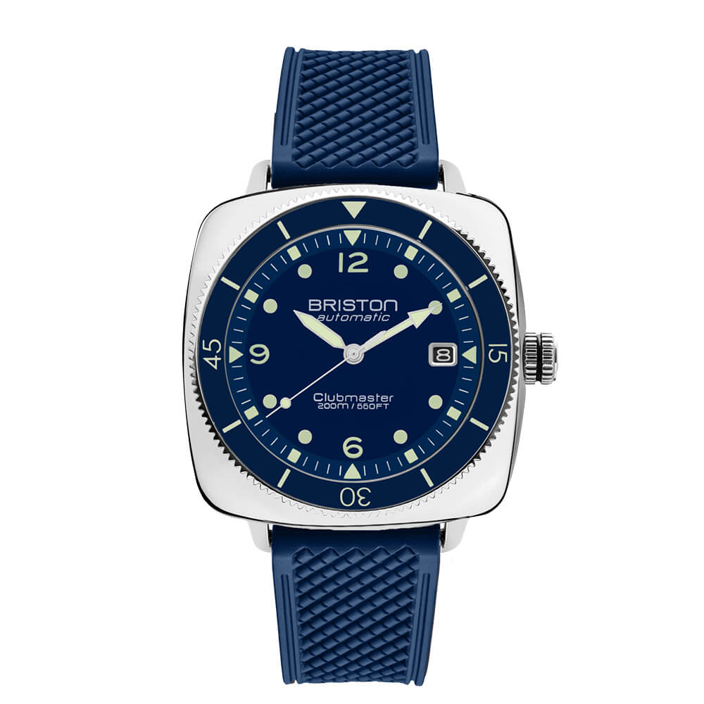 briston-clubmaster-legend-diver-montre-automatique-acier-40-mm-bleu-marine-fkm image 1