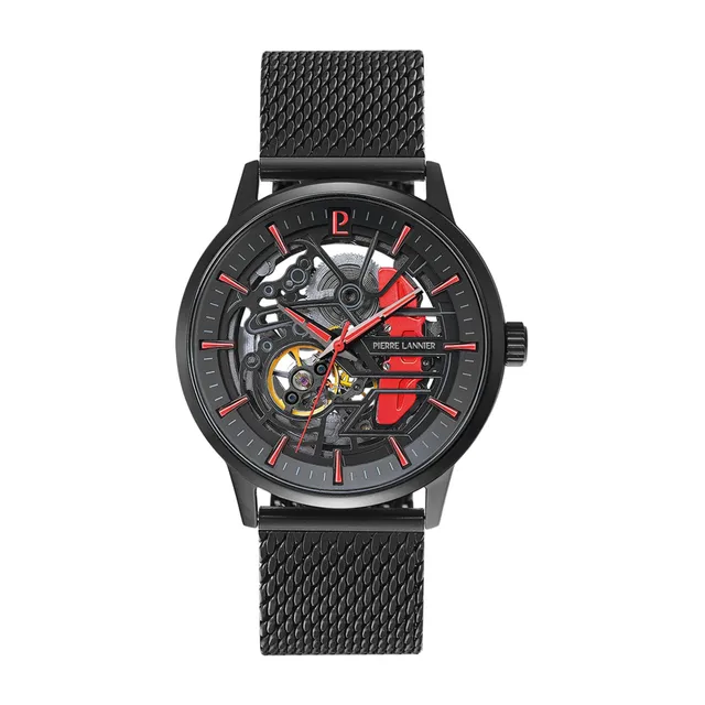 pierre-lannier-paddock-montre-automatique-acier-inoxydable-43-mm-5-atm image 1