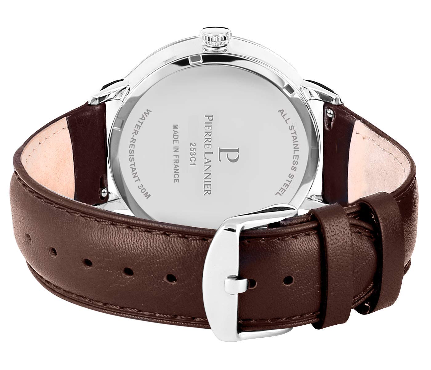 pierre-lannier-essential-253c164-montre-homme-quartz-cuir image 4