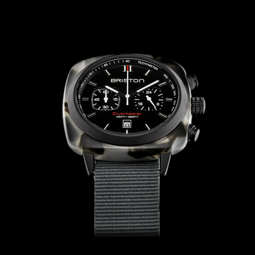 briston-clubmaster-sport-chrono-alpine-hunter-42-mm-noir-mat image 2