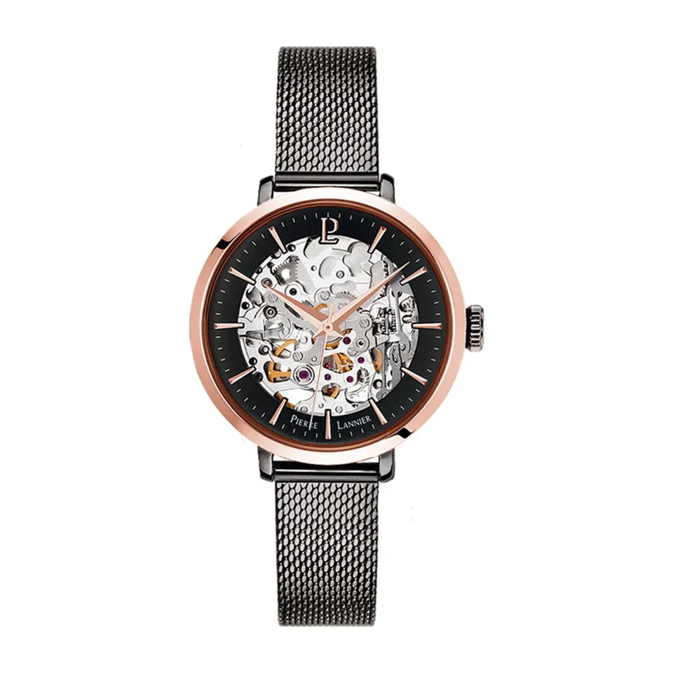 pierre-lannier-automatic-montre-automatique-acier-35-mm image 1