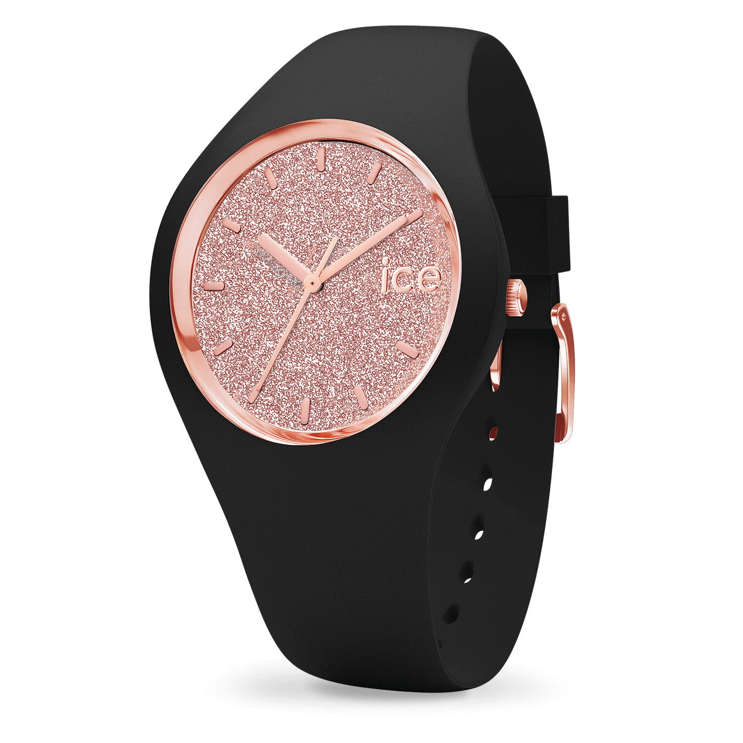 ice-watch-ice-glitter-black-rose-gold-montre-paillet-e-femme image 1