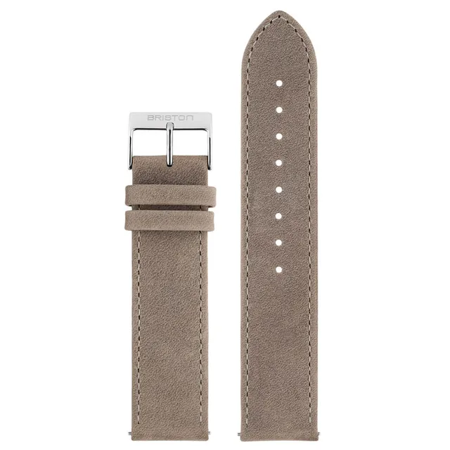 briston-bracelet-cuir-vintage-20-mm-gris-taupe image 1