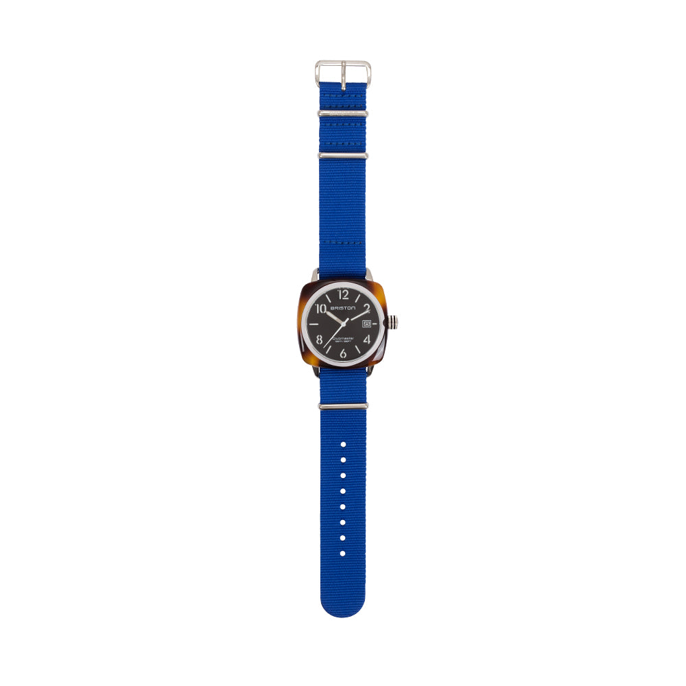briston-bracelet-type-nato-bleu-lectrique-20-mm image 2