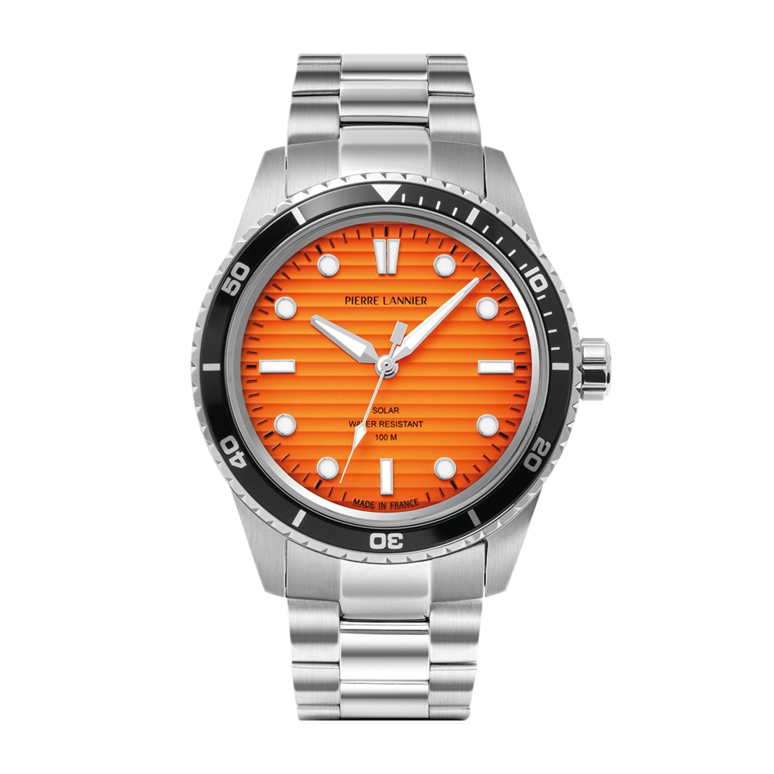 pierre-lannier-montre-inti-quartz-43-mm-acier-inoxydable-10-atm image 1