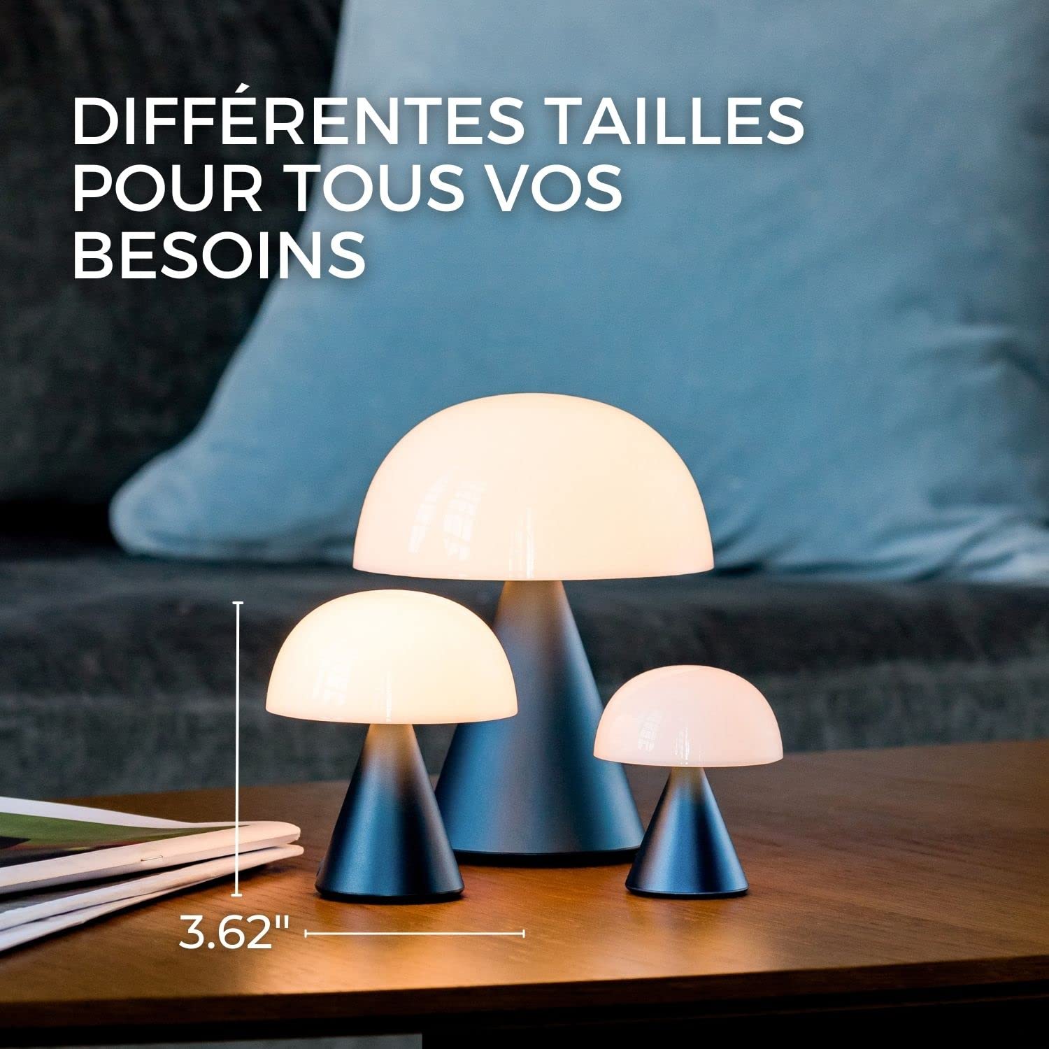 lexon-mina-m-lampe-champignon-led-sans-fil-9-couleurs-alu-poli image 3