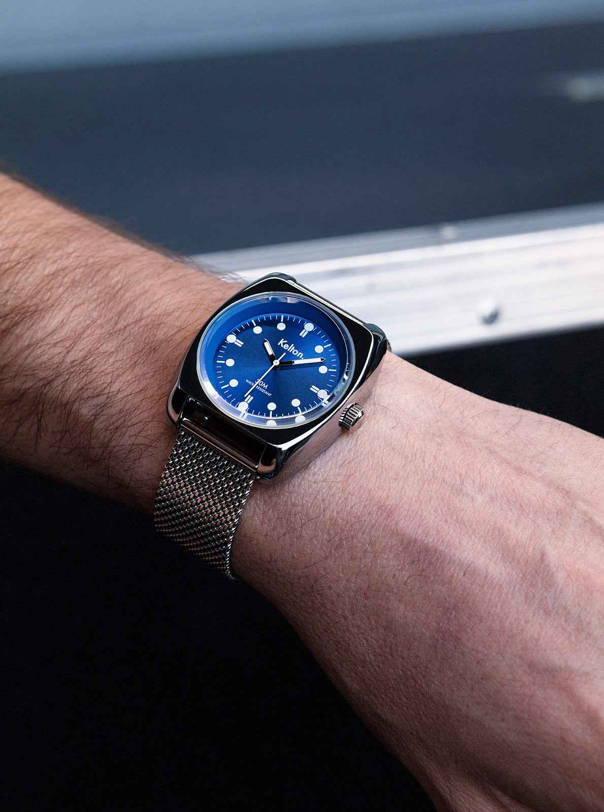 kelton-rc-2-montre-bleu-blanc-mesh-guardsman image 2