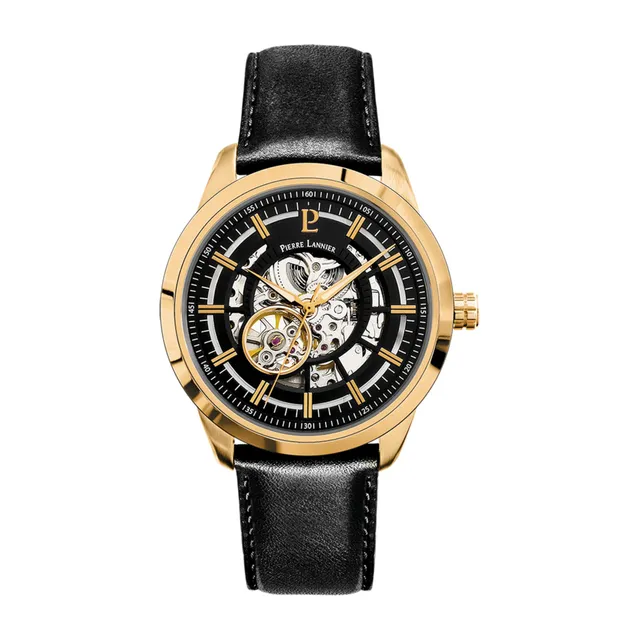 pierre-lannier-automatic-montre-automatique-44-mm-acier-5-atm image 1
