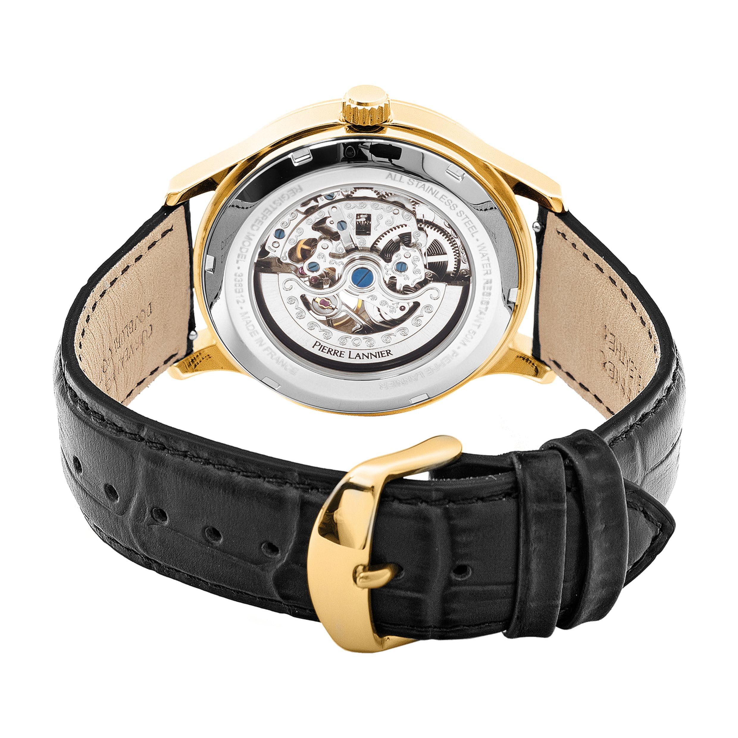 pierre-lannier-montre-automatique-fleuret-acier image 4
