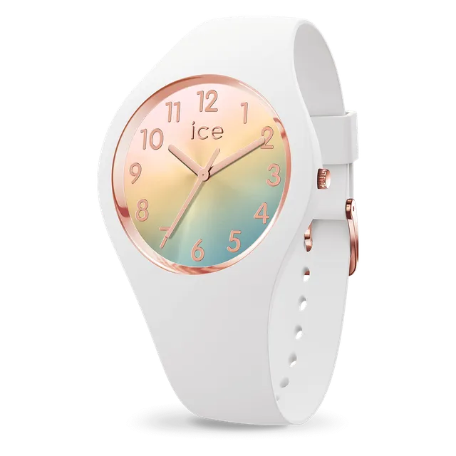 ice-watch-ice-sunset-rainbow-montre-femme-blanche-cadran-d-grad image 1