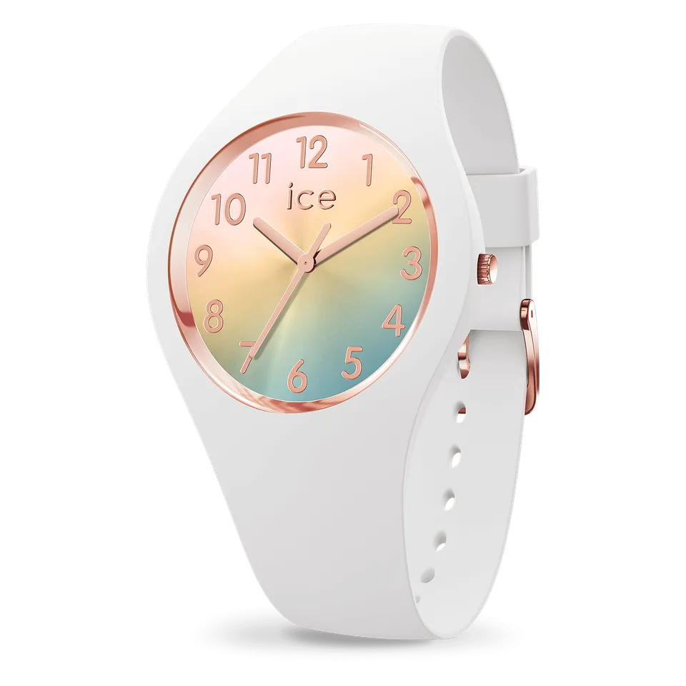 ice-watch-ice-sunset-rainbow-montre-femme-blanche-cadran-d-grad image 1