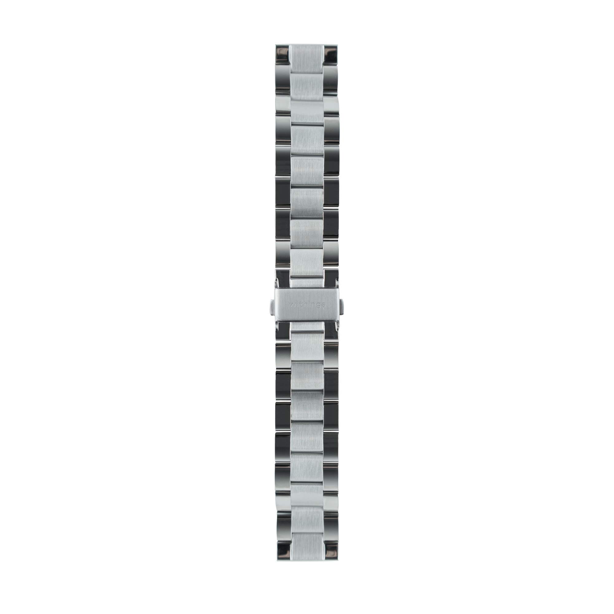 withings-bracelet-milanais-acier-inoxydable-18-20-mm-gris-pour-scanwatch-steel-h image 6