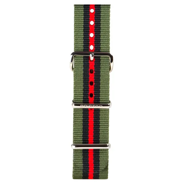 briston-bracelet-type-nato-20-mm-vert-noir-rouge image 1