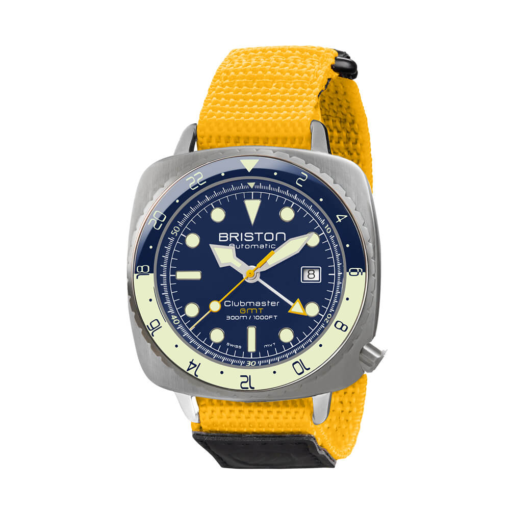 briston-clubmaster-diver-pro-gmt-automatique-44-mm-acier-bleu-marine image 5
