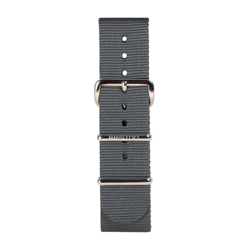 briston-bracelet-type-nato-montre-20-mm-gris image 1