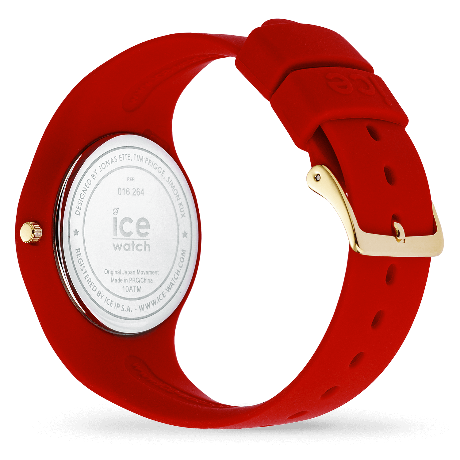 ice-watch-ice-glam-red-montre-femme-silicone-rouge-d-tails-dor-s image 4