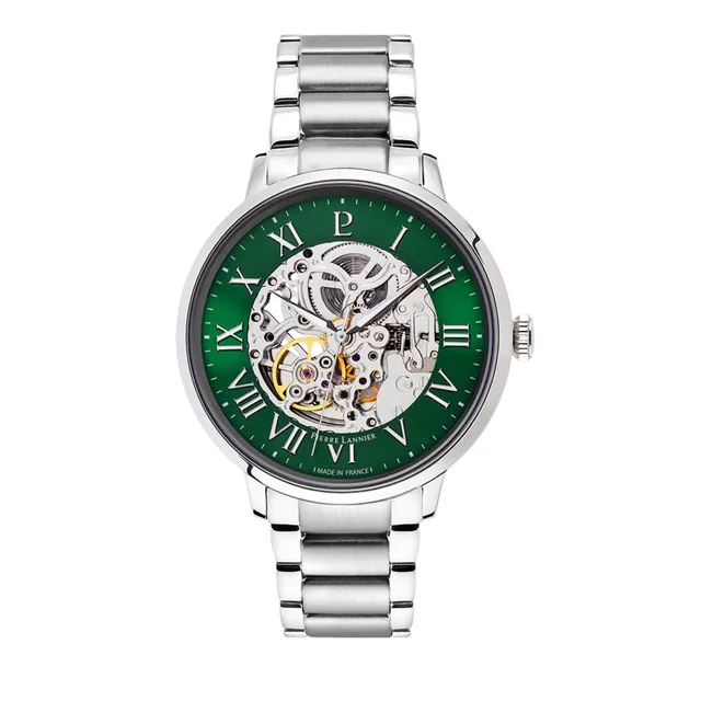 pierre-lannier-automatic-montre-automatique-42-mm-acier-inoxydable-5-atm-2 image 1