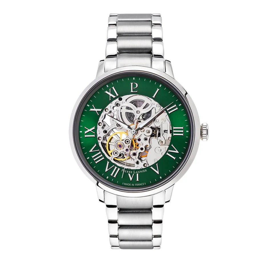 pierre-lannier-automatic-montre-automatique-42-mm-acier-inoxydable-5-atm-2 image 1