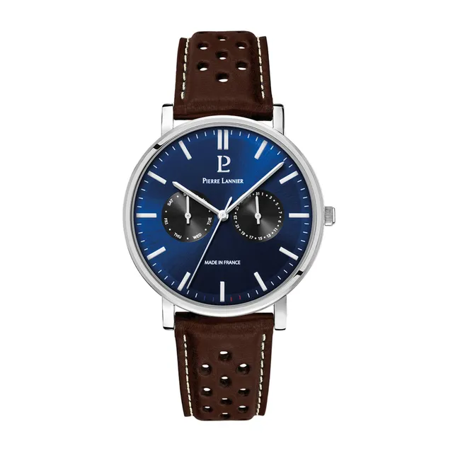 pierre-lannier-chronographe-essential-quartz-40-5-mm-acier-inoxydable-5-atm image 1