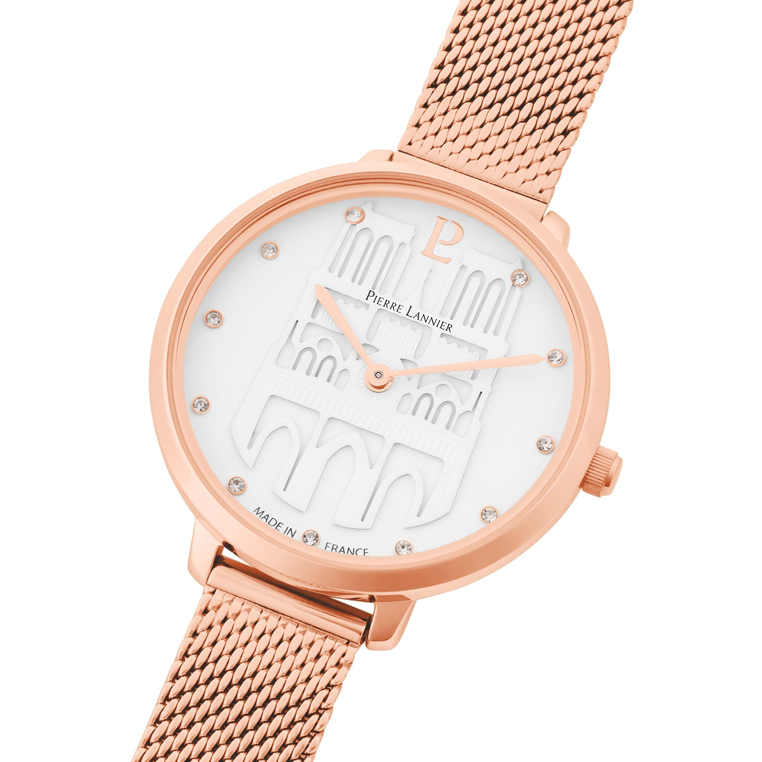 pierre-lannier-coeur-battant-montre-femme-33-mm-acier-inoxydable image 3