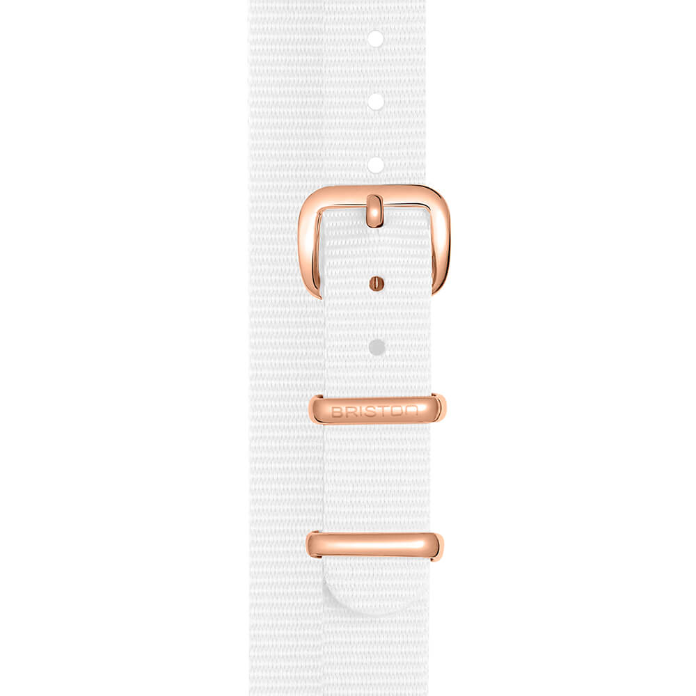 briston-bracelet-type-nato-12-mm-nylon-blanc-clubmaster-lady image 4