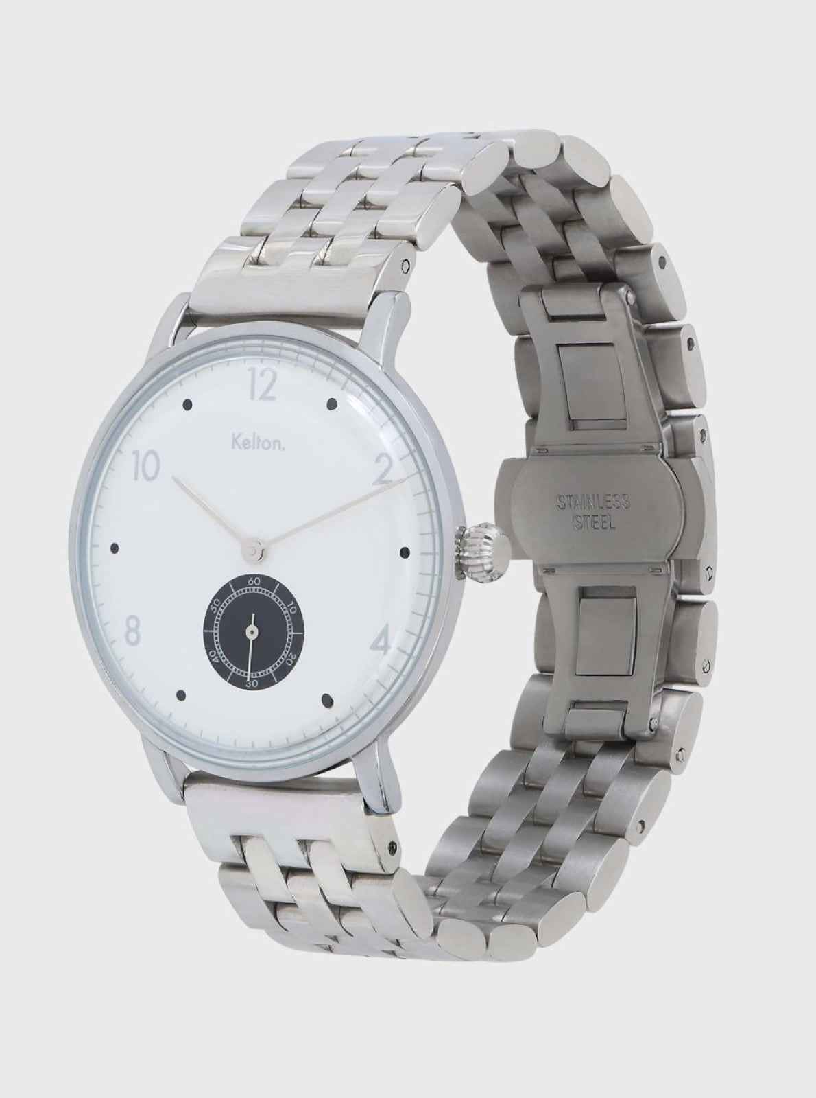 kelton-villa-silver-blanche-montre-femme-et-homme image 3