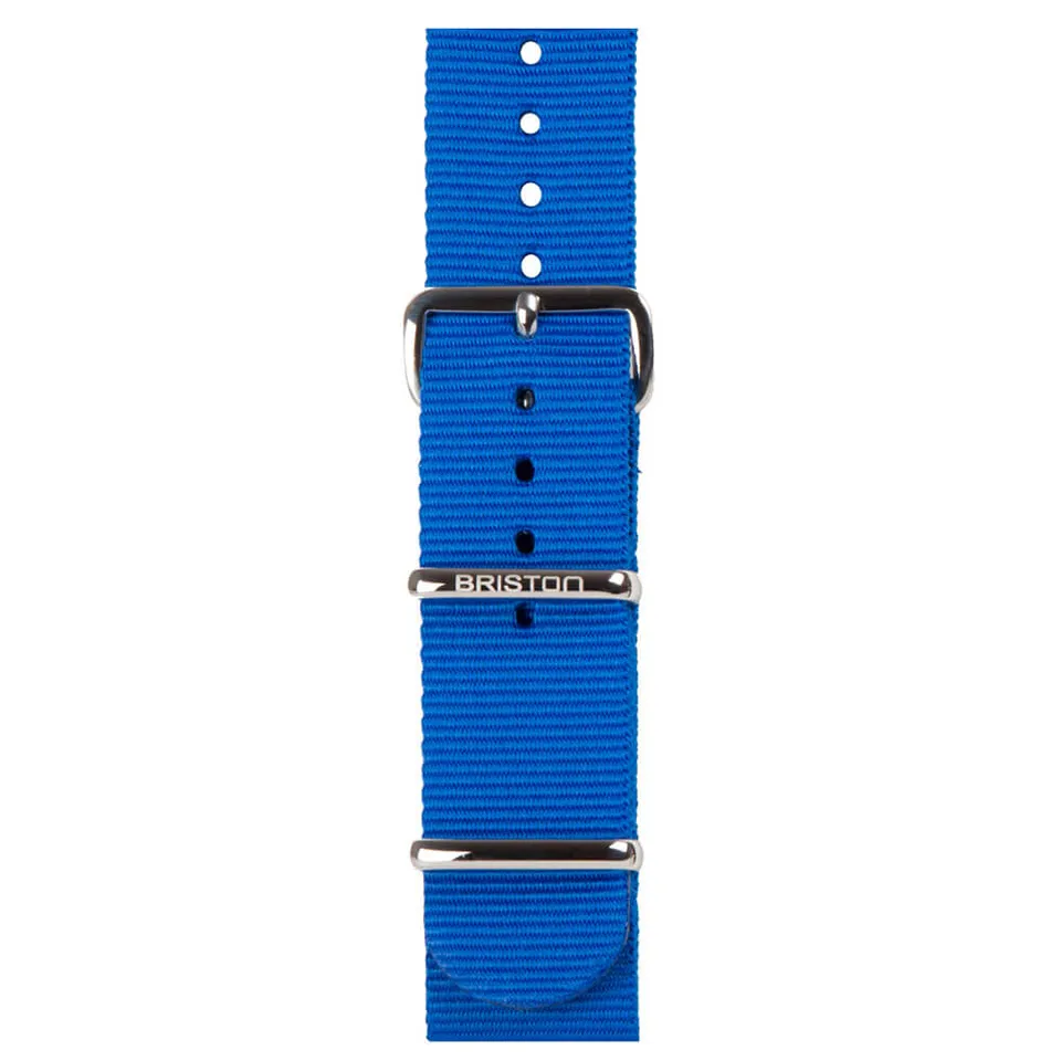 briston-bracelet-type-nato-bleu-lectrique-20-mm image 1