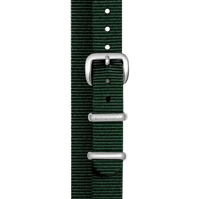 briston-bracelet-nato-12-mm-british-green-clubmaster-lady image 1