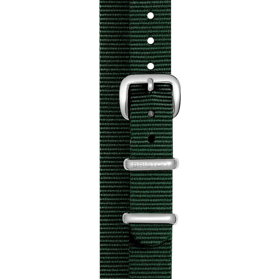 briston-bracelet-nato-12-mm-british-green-clubmaster-lady image 1