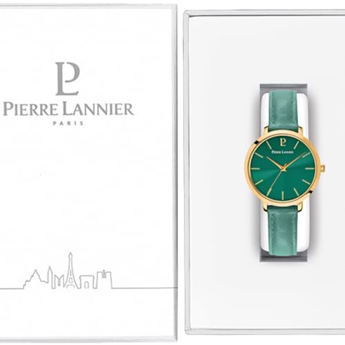 pierre-lannier-038j577-montre-femme-quartz-bracelet-vert image 7