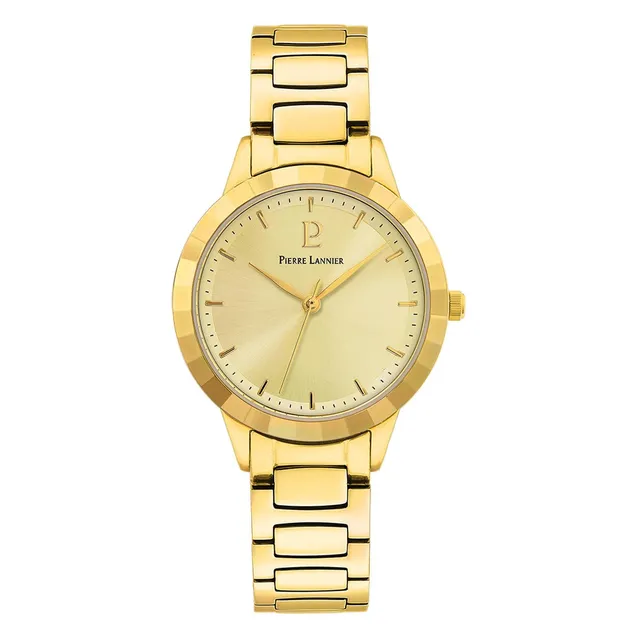 pierre-lannier-galiera-montre-femme-acier-dor-finition-dor-e image 1