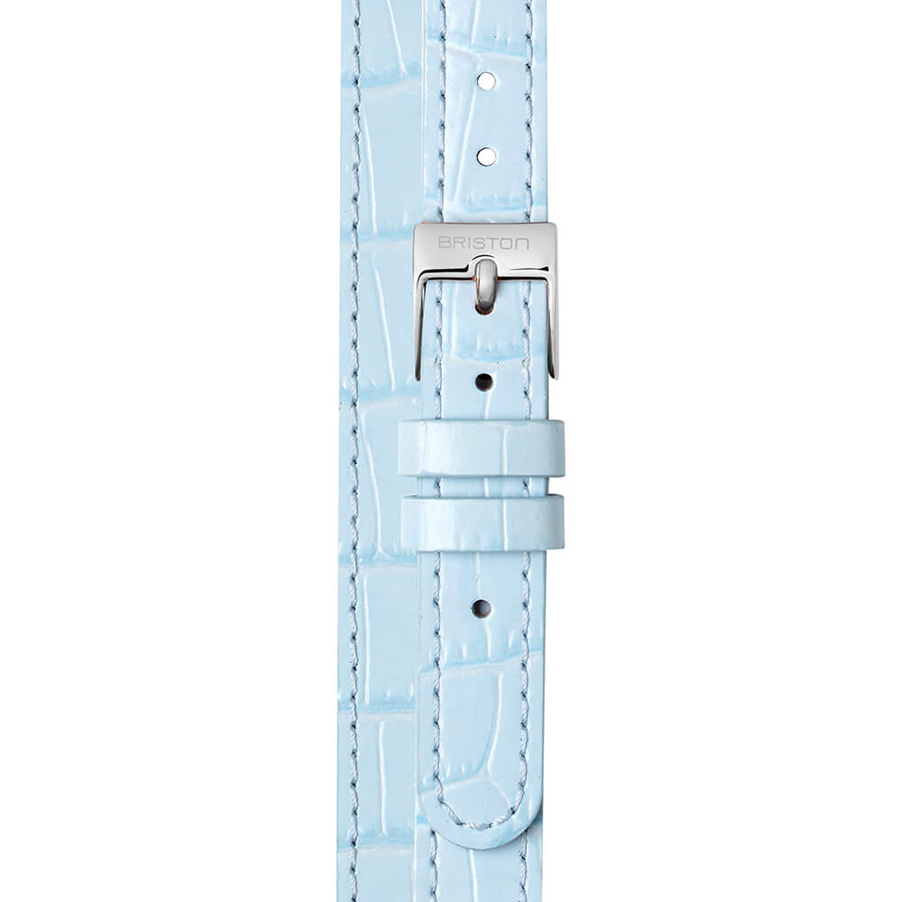 briston-bracelet-cuir-luxury-12-mm-bleu-clair-clubmaster-lady image 1
