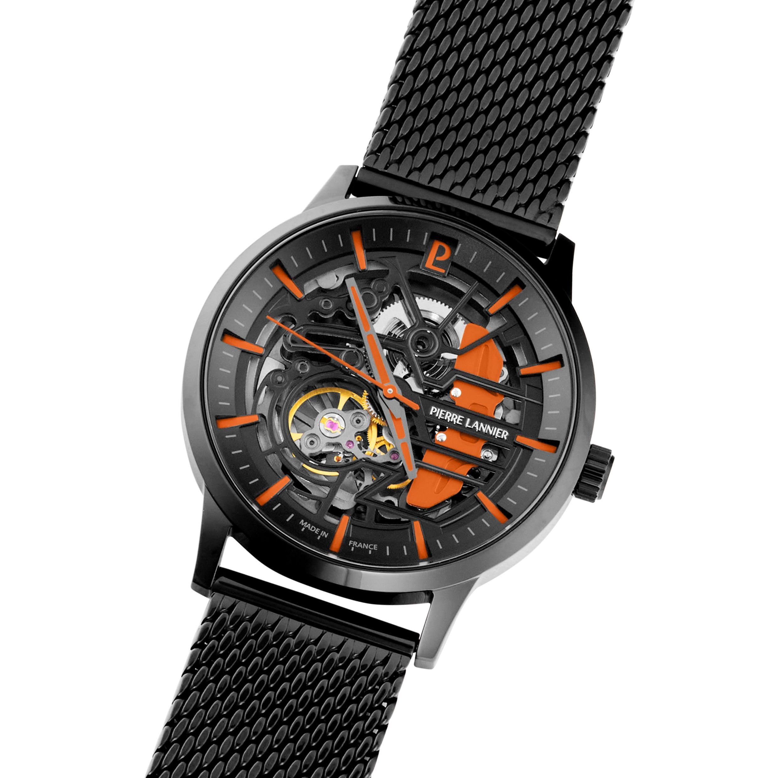 pierre-lannier-paddock-montre-automatique-43-mm-acier-inoxydable image 3