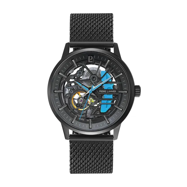 pierre-lannier-paddock-montre-automatique-43-mm-acier-inoxydable-5-atm-7 image 1