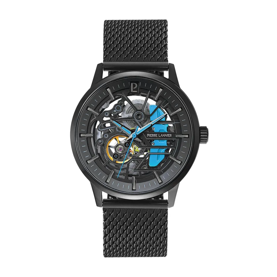 pierre-lannier-paddock-montre-automatique-43-mm-acier-inoxydable-5-atm-7 image 1