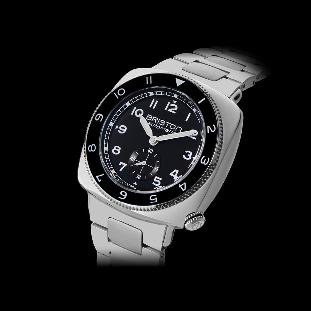 briston-clubmaster-legend-petite-seconde-39-mm-acier-noir image 4