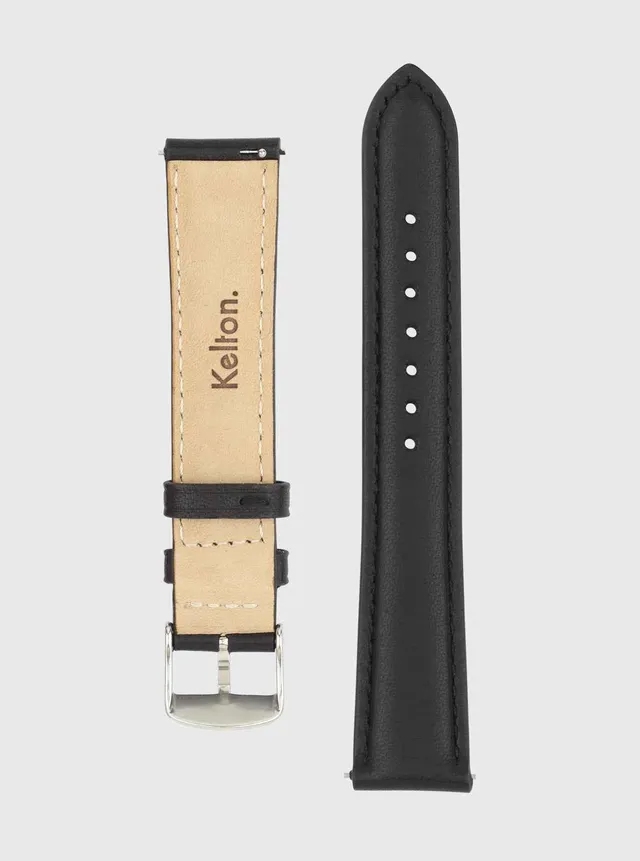 kelton-bracelet-cuir-18-mm-bracelet-pour-grande-colorama-noire-in-s-de-la-fressa image 1