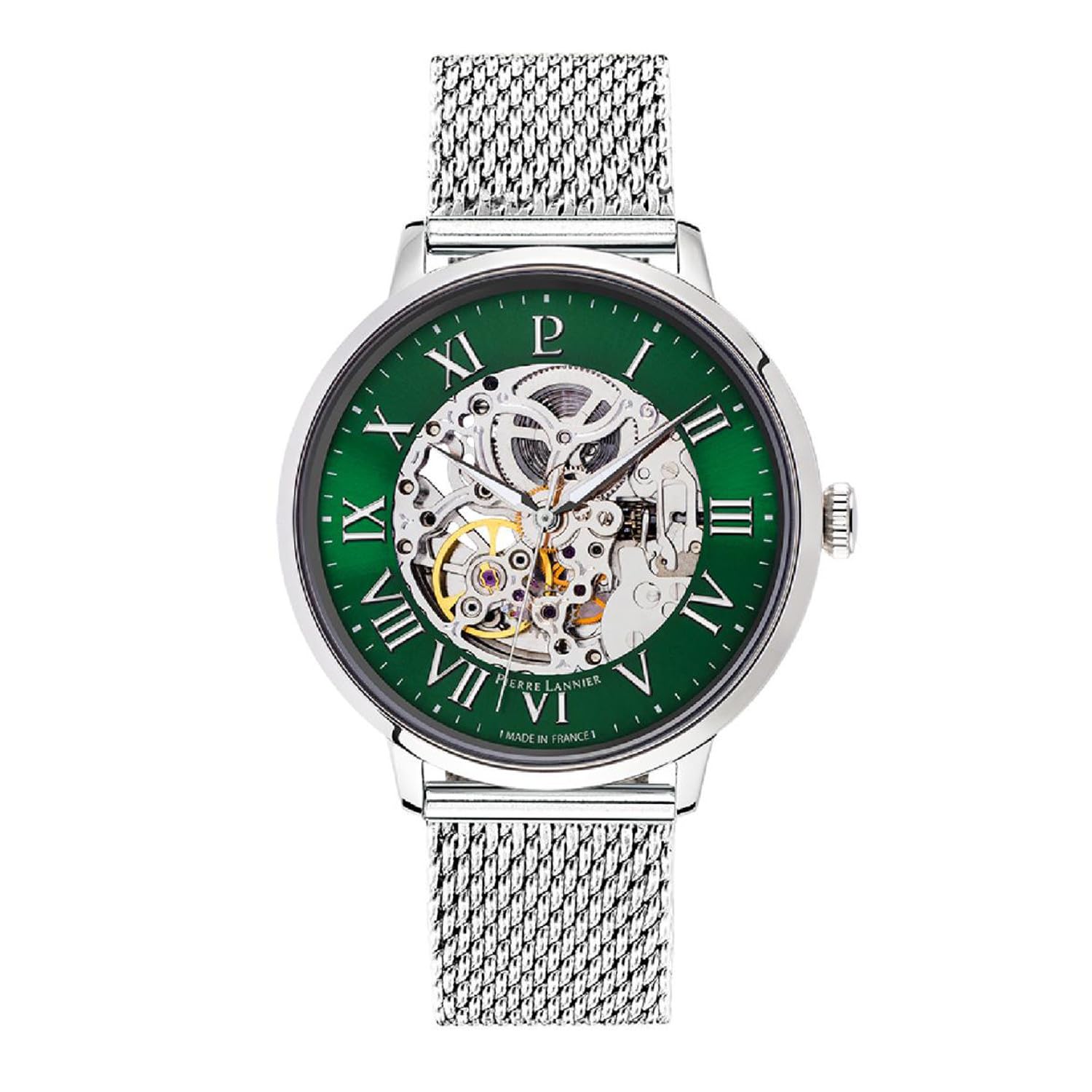 pierre-lannier-automatic-montre-automatique-homme-42-mm-acier-inoxydable-5-atm image 2