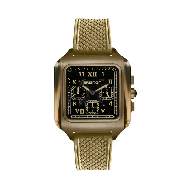 briston-streamliner-kennedy-chrono-38-5-mm-jungle-pvd-kaki-ac-tate-vert image 1